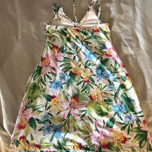 Tommy Bahama Women’s Orchid Garden V‑Neck Spa Sleeveless Dress Floral size XS - Picture 6 of 6